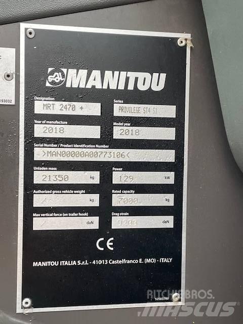 Manitou MRT2470 Телескопические погрузчики