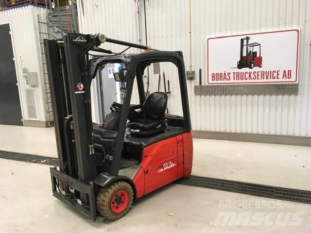 Linde E 16 H - 01 Электропогрузчики