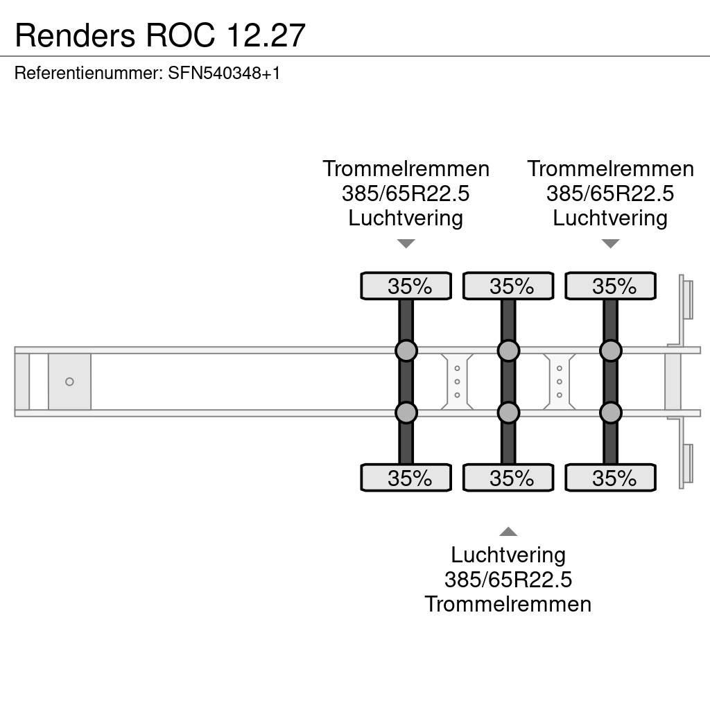 Renders ROC 12.27 Полуприцепы-платформы/боковая разгрузка