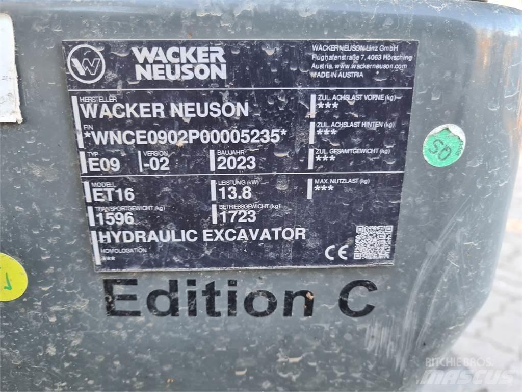Wacker Neuson ET16 Гусеничные экскаваторы