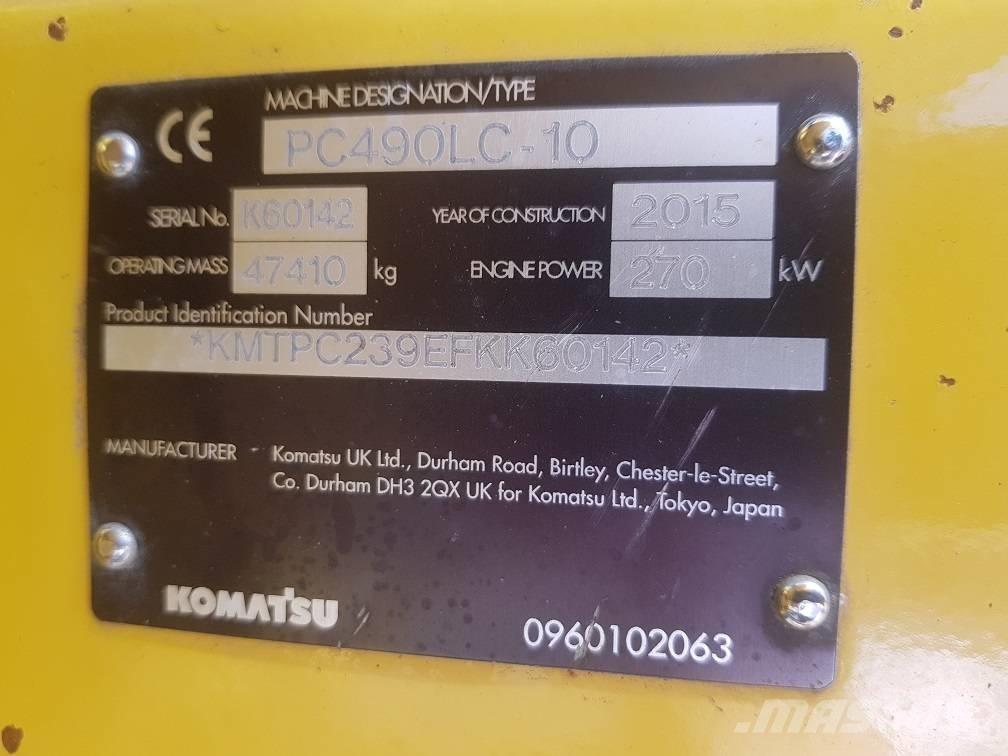 Komatsu PC 490 LC-10 Гусеничные экскаваторы