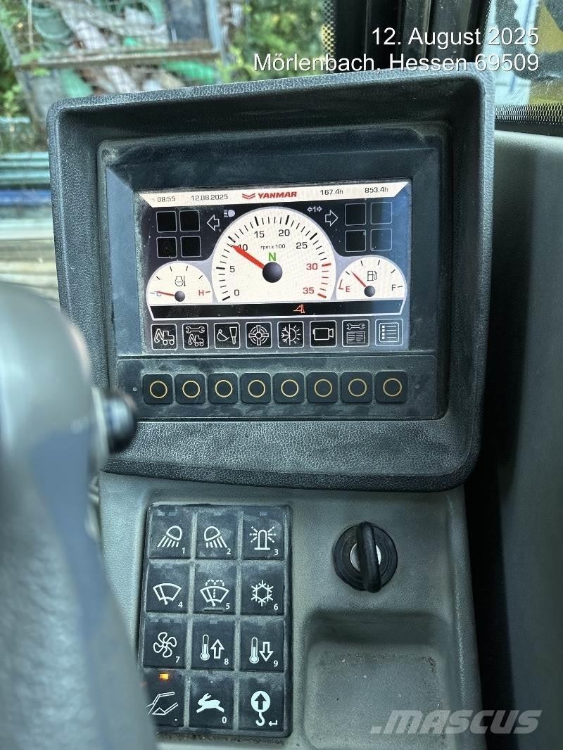 Yanmar B75W Колёсные экскаваторы