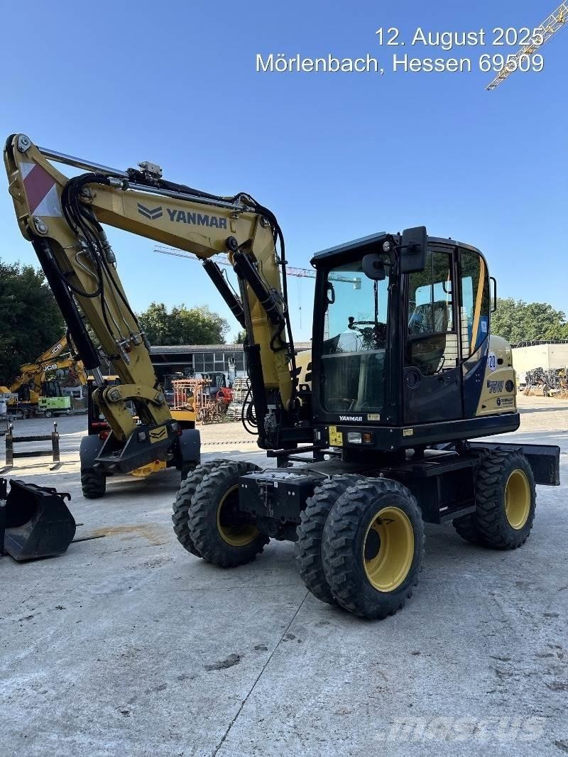 Yanmar B75W Колёсные экскаваторы