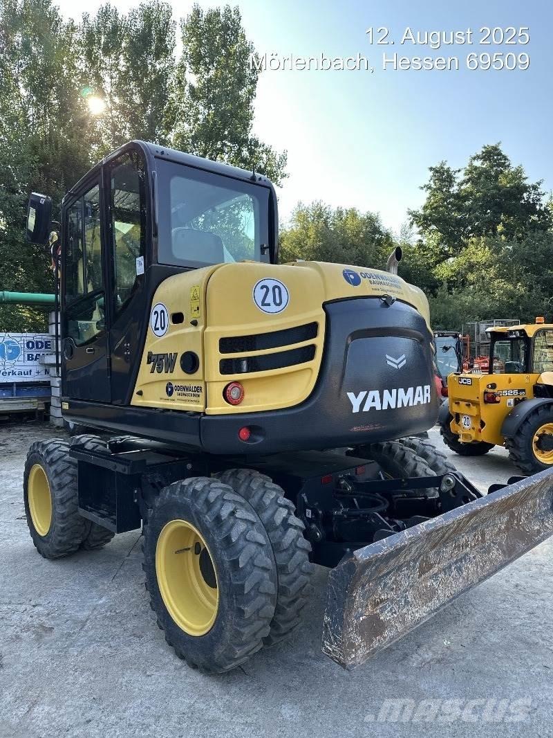 Yanmar B75W Колёсные экскаваторы