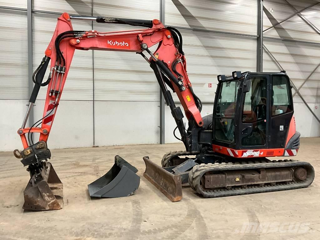 Kubota KX 080-4 Малые экскаваторы 7т-12т
