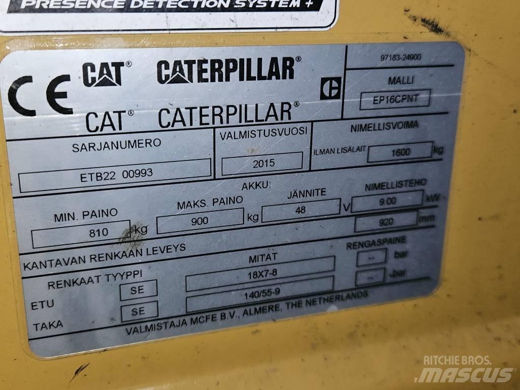 CAT EP16CPNT Электропогрузчики