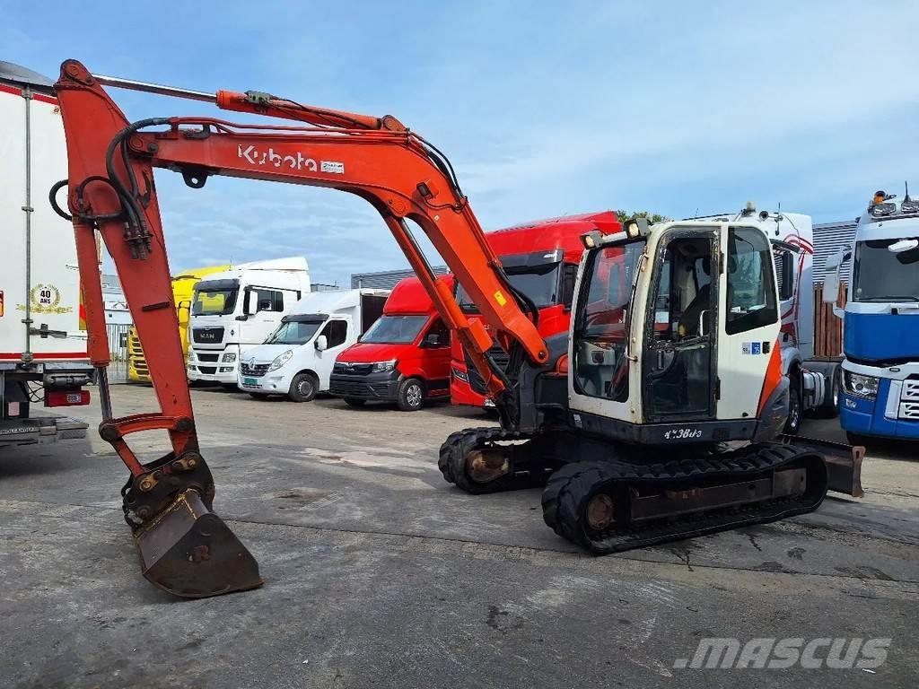 Kubota KX080 Малые экскаваторы 7т-12т