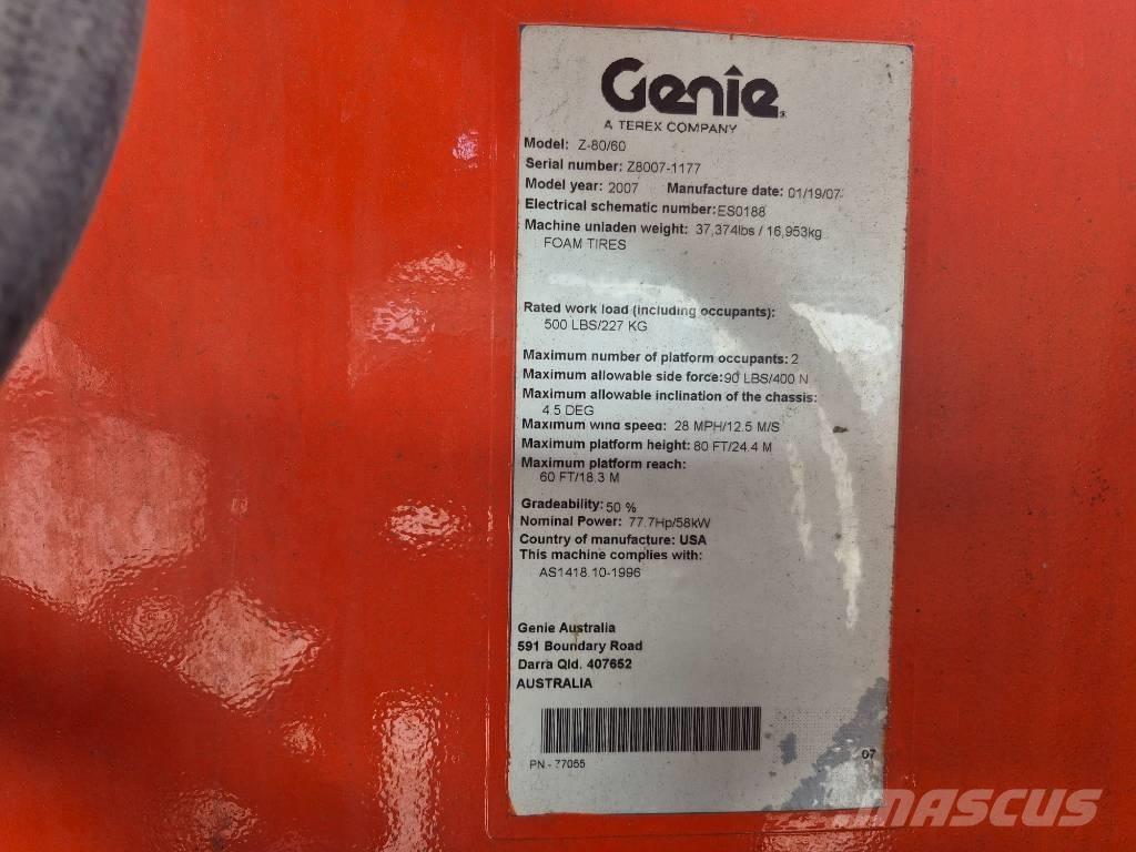 Genie Z 80/60 Коленчатые подъемники