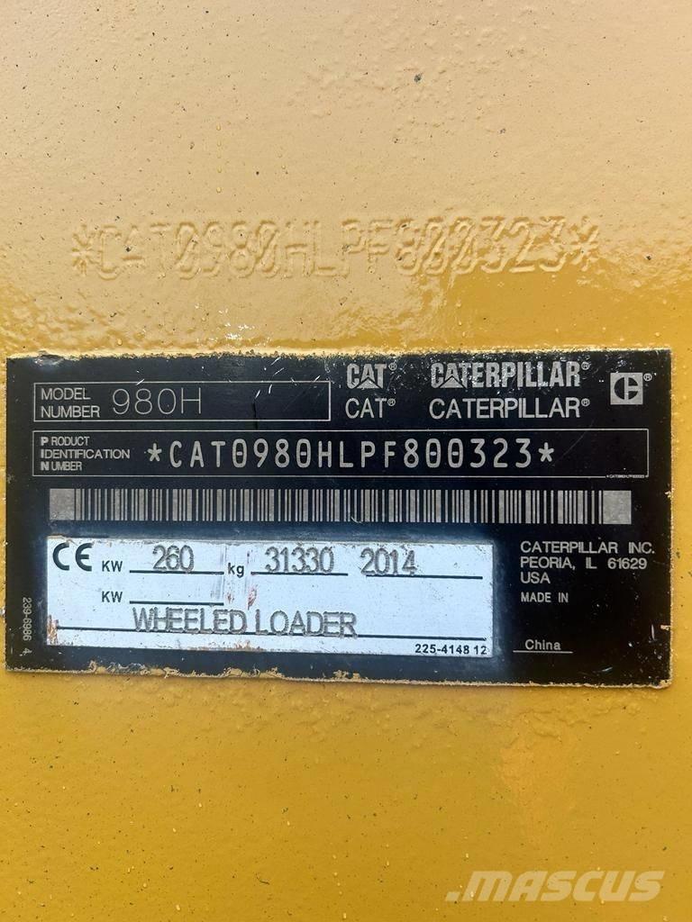 CAT 980H Фронтальные погрузчики