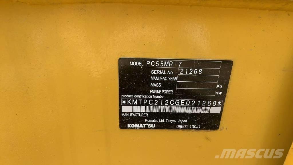 Komatsu PC 55 MR Гусеничные экскаваторы
