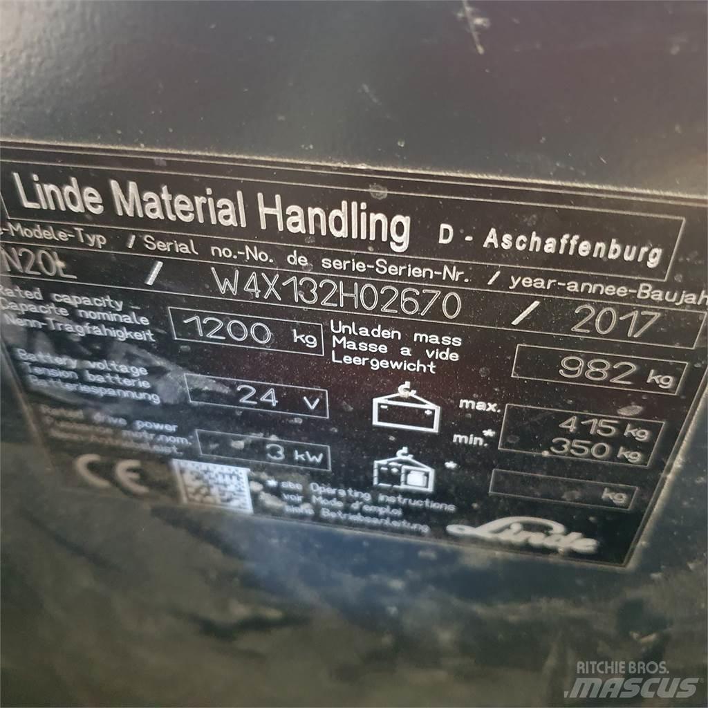 Linde N20L kurz Вертикальные комплектовщики