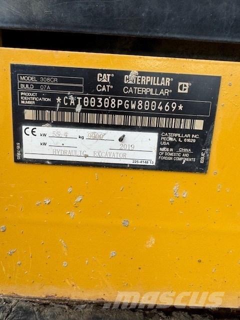 CAT 308 CR Малые экскаваторы 7т-12т