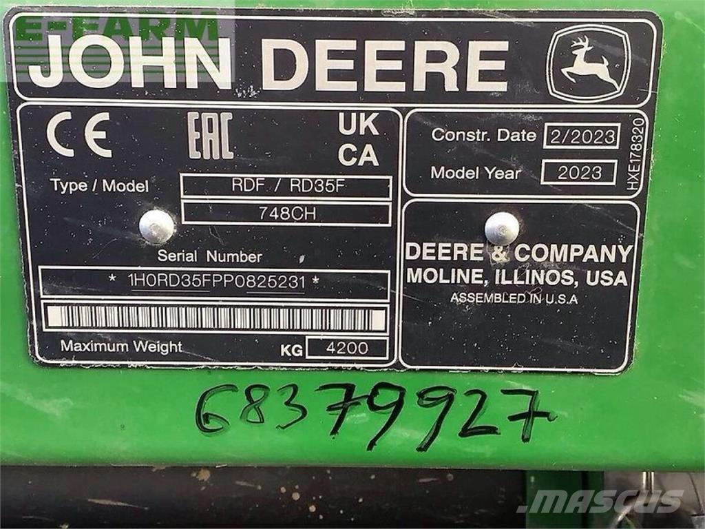 John Deere s 780 Зерноуборочные комбайны