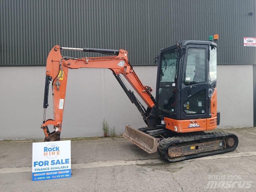 Hitachi ZX 26 U-6 Мини-экскаваторы