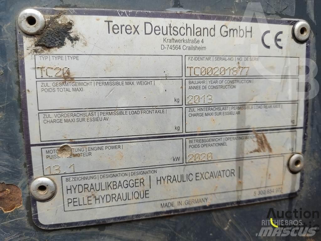 Terex TC 20 Мини-экскаваторы