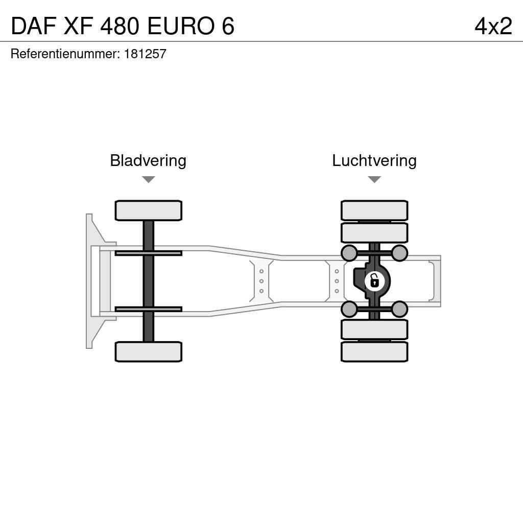 DAF XF 480 EURO 6 Седельные тягачи