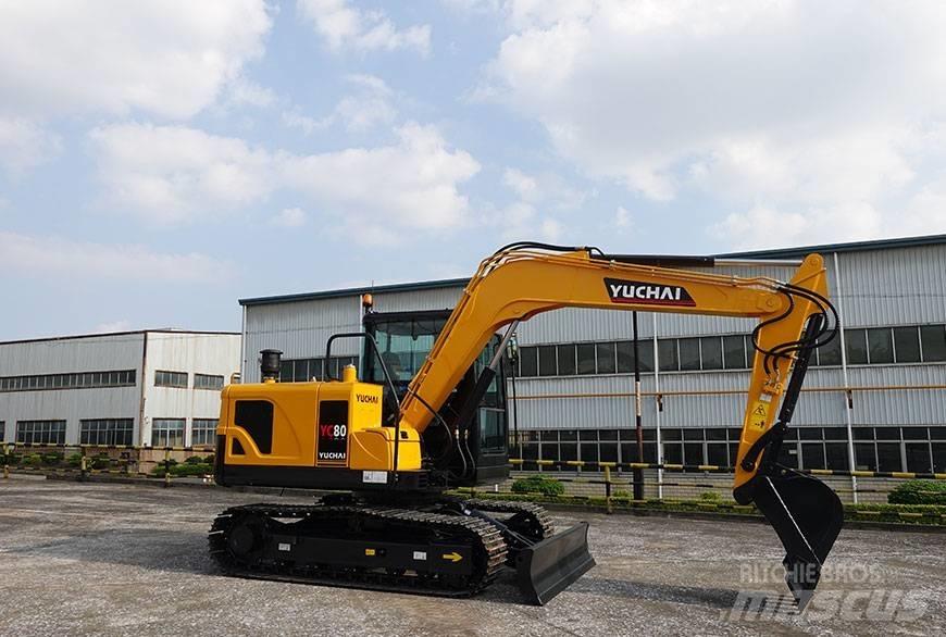 Yuchai YC80 PREMIUM Гусеничные экскаваторы
