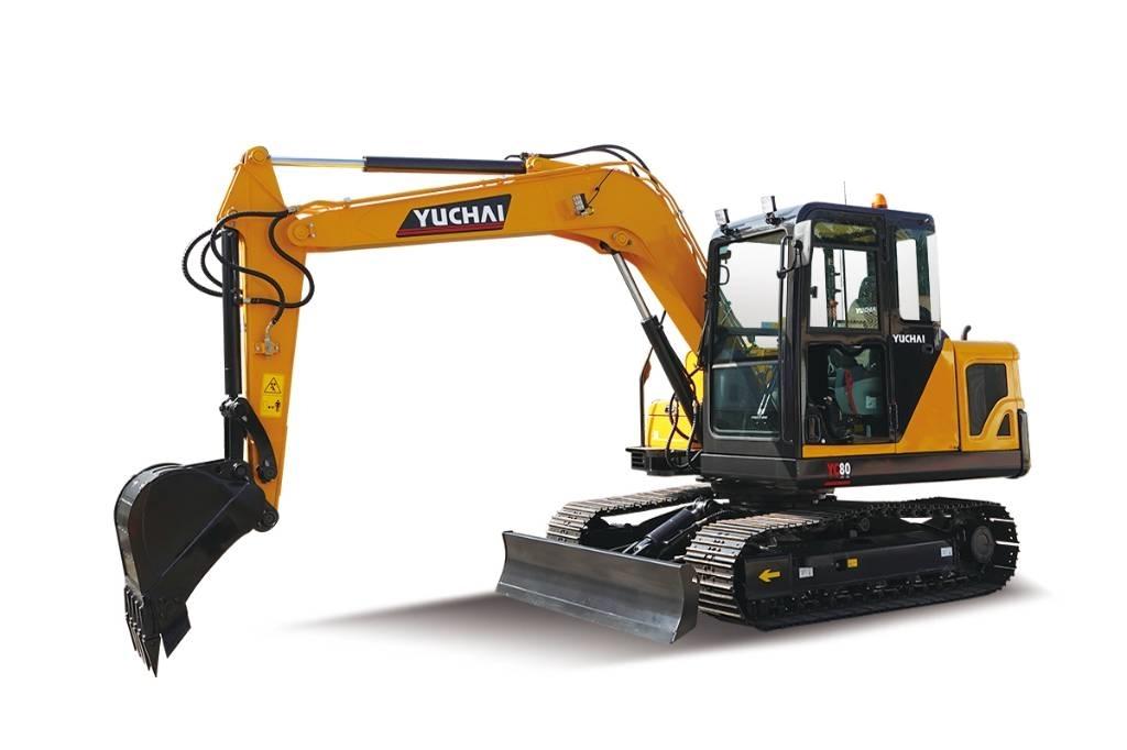 Yuchai YC80 PREMIUM Гусеничные экскаваторы