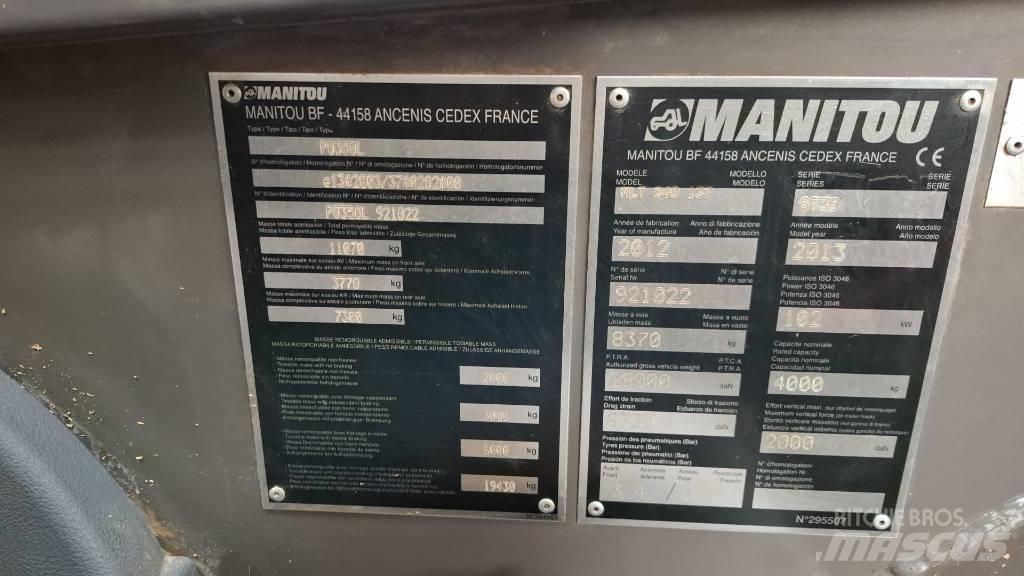 Manitou MLT 840-137 Телескопические погрузчики