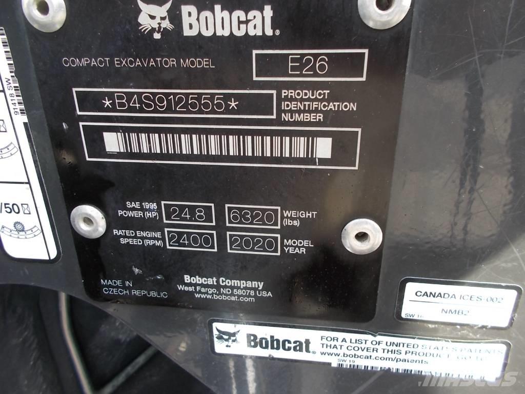 Bobcat E26GM Мини-экскаваторы