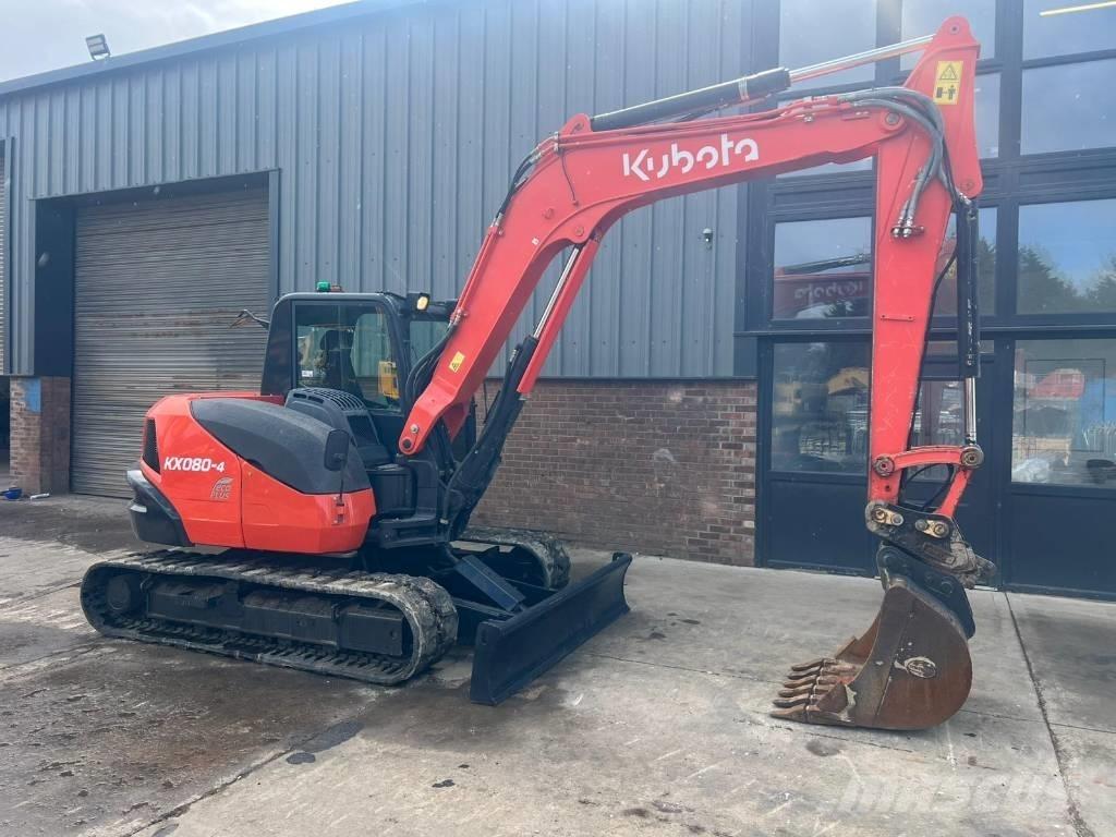 Kubota KX 080-4 Мини-экскаваторы