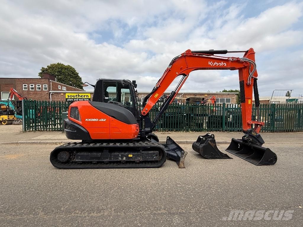Kubota KX 080-4 Малые экскаваторы 7т-12т