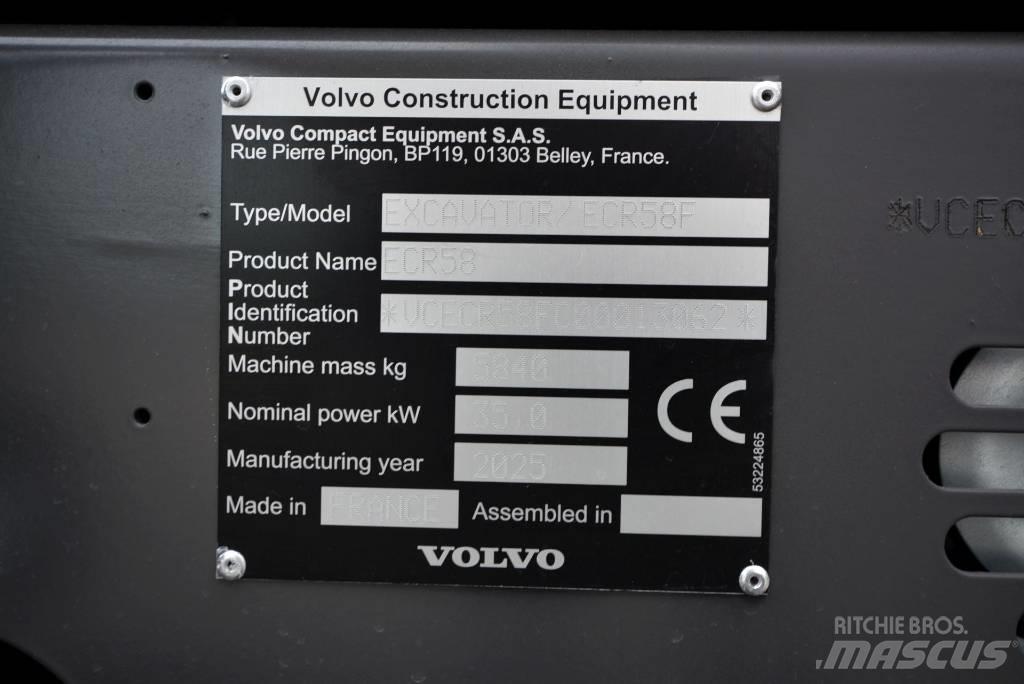 Volvo ECR 58 F Мини-экскаваторы
