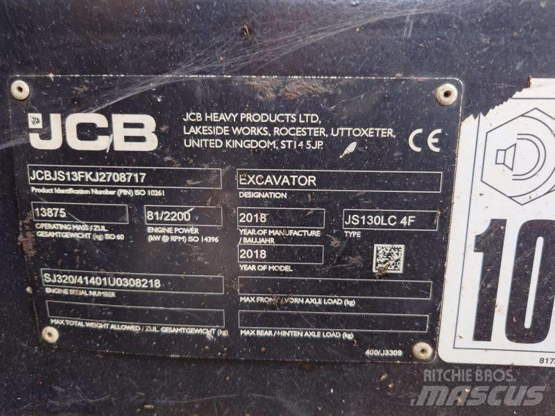 JCB JS 130 LC Гусеничные экскаваторы