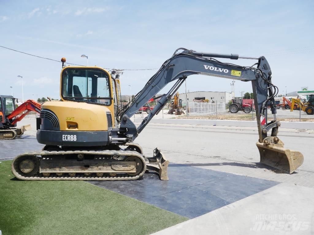 Volvo ECR 88 Малые экскаваторы 7т-12т