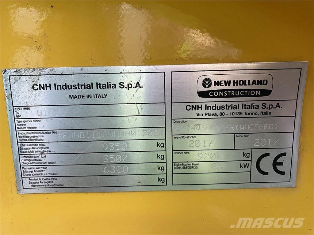 New Holland LB115 Экскаваторы-погрузчики