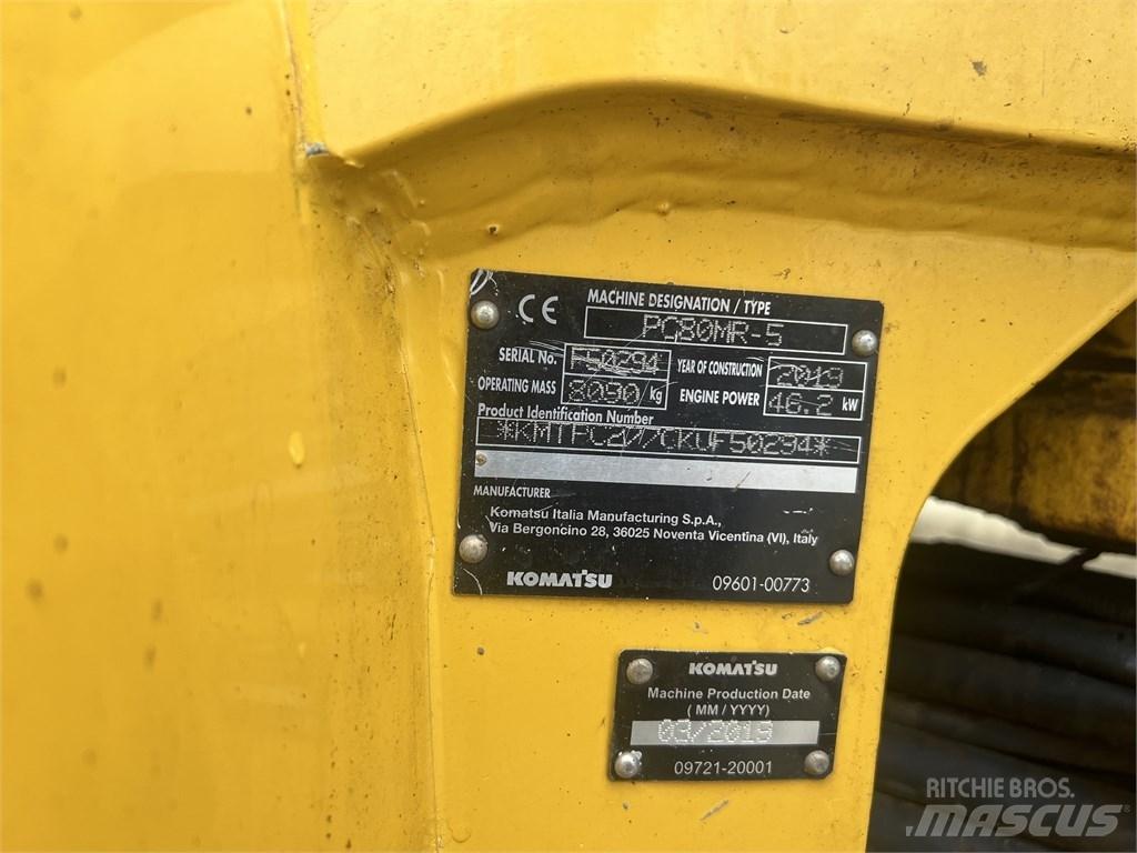 Komatsu PC 80 MR Малые экскаваторы 7т-12т