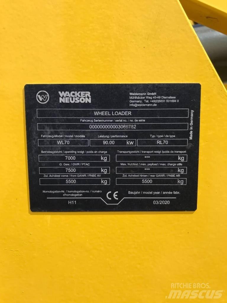 Wacker Neuson WL70 Фронтальные погрузчики