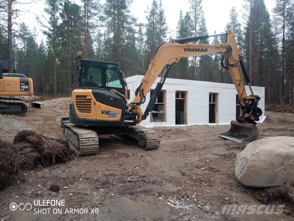 Yanmar Vio 80-1A Малые экскаваторы 7т-12т