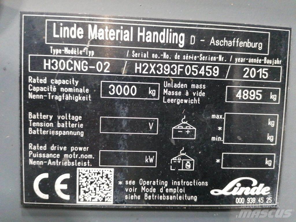 Linde H30T-02 Газовые погрузчики
