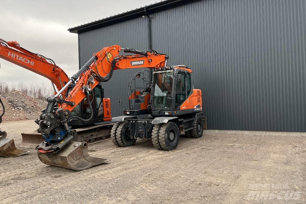 Doosan DX 165 W-5 Колёсные экскаваторы