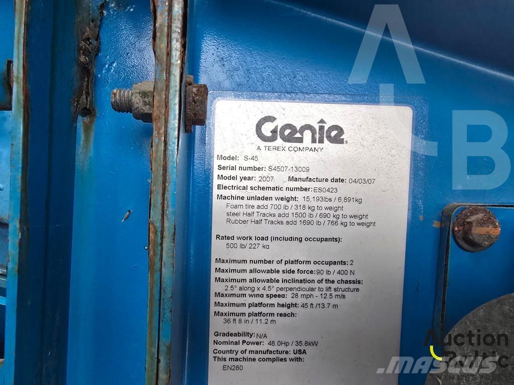 Genie S 45 Коленчатые подъемники