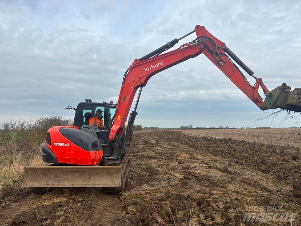 Kubota KX 80-4 Малые экскаваторы 7т-12т