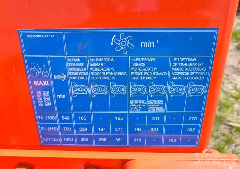 Kuhn EL 122-250 Почвеные фрезы