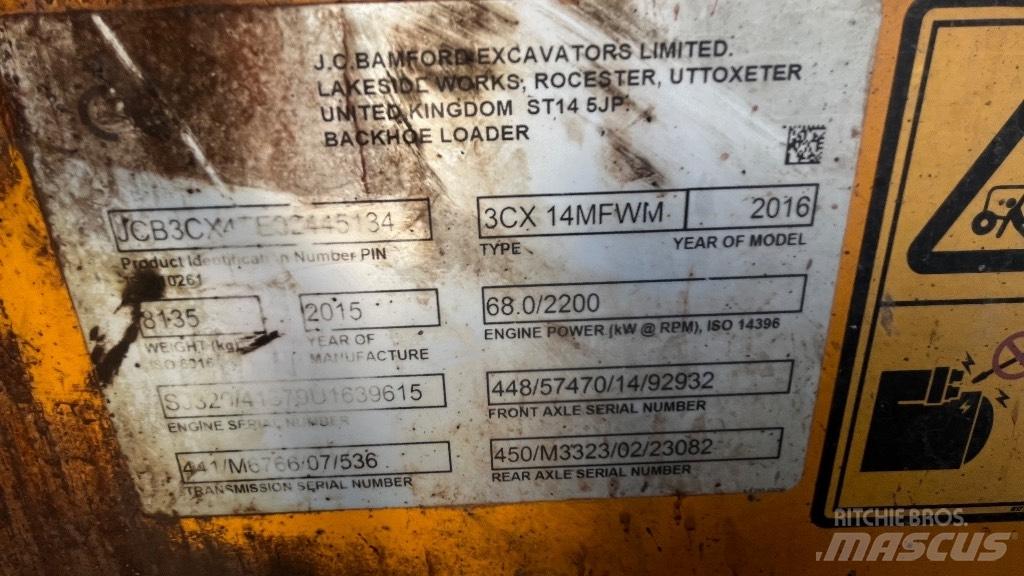 JCB 3 CX Экскаваторы-погрузчики