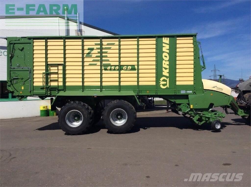 Krone zx 450 gd Прицепы перегрузчики зерна