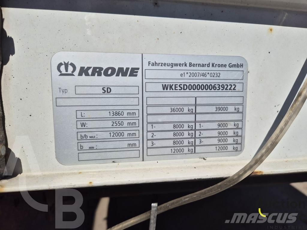 Krone SD Тентованные полуприцепы