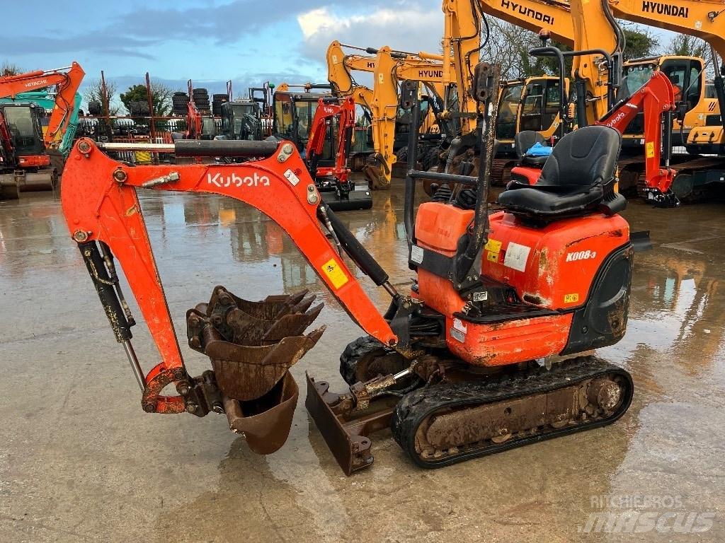 Kubota K 008-3 Мини-экскаваторы