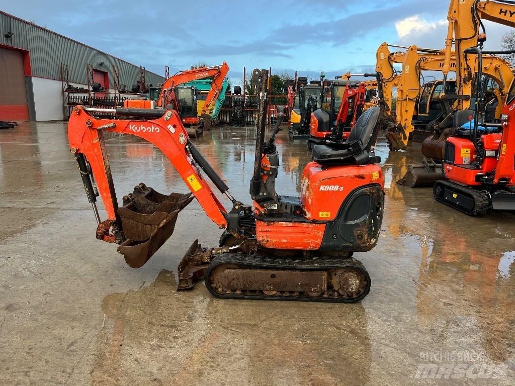 Kubota K 008-3 Мини-экскаваторы