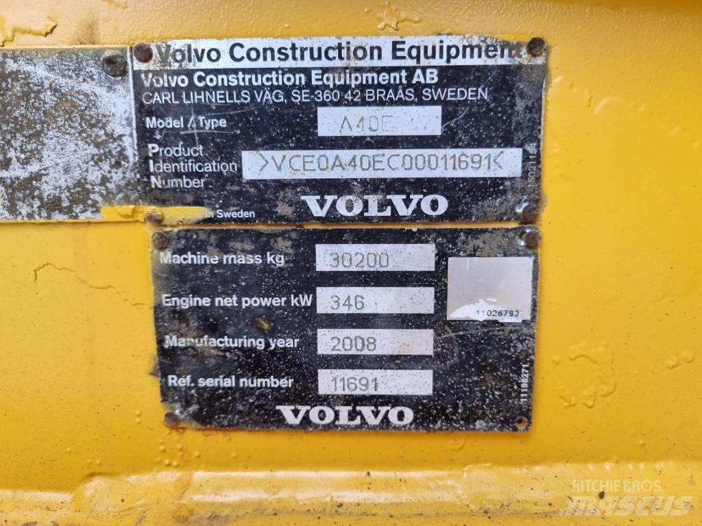 Volvo A 40 E Шарнирно-сочленённые самосвалы