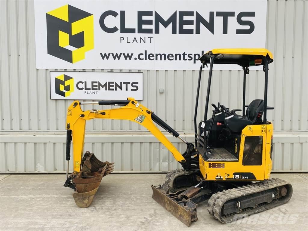 JCB 18Z-1 Мини-экскаваторы