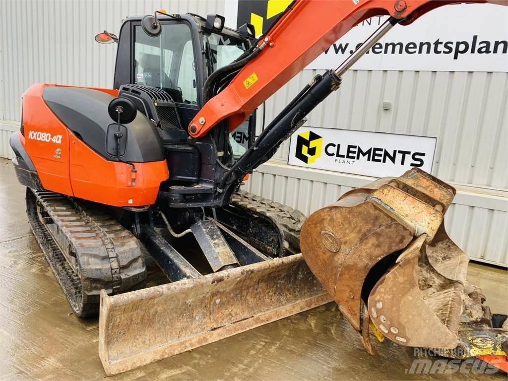 Kubota KX080-4a Малые экскаваторы 7т-12т