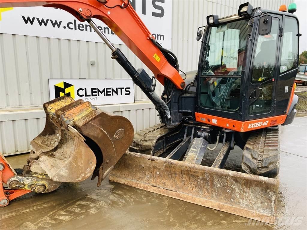 Kubota KX080-4a Малые экскаваторы 7т-12т