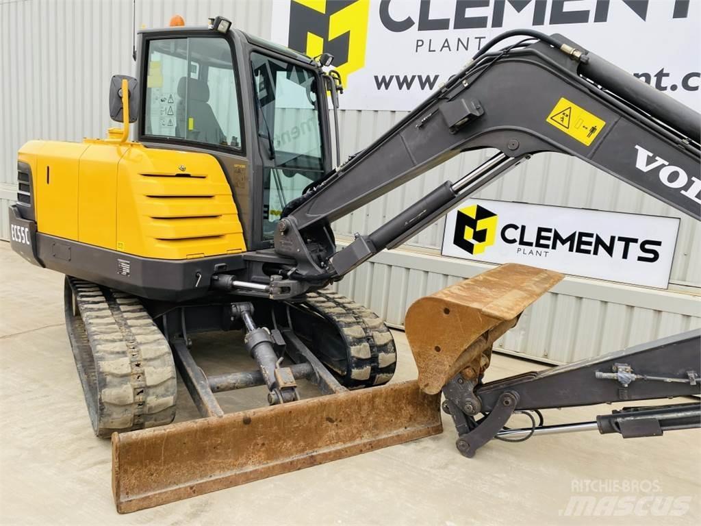 Volvo EC55C Малые экскаваторы 7т-12т
