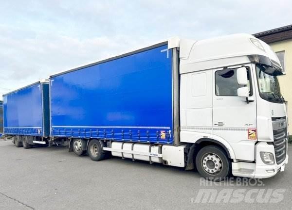 DAF XF 106.480 +Panav Прицепы-платформы/боковая разгрузка