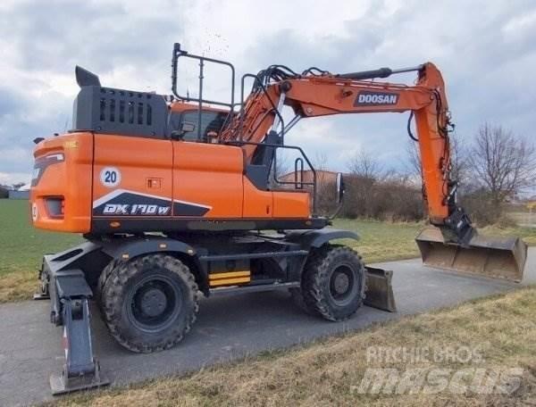 Doosan DX 170 W-7 Колёсные экскаваторы